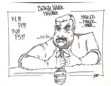 La vignetta del giorno - Battaglia navale magistrale 1