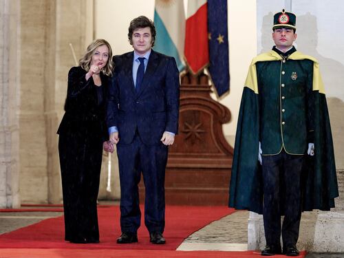 "Rafforzare il partenariato". Meloni vede Milei a Palazzo Chigi