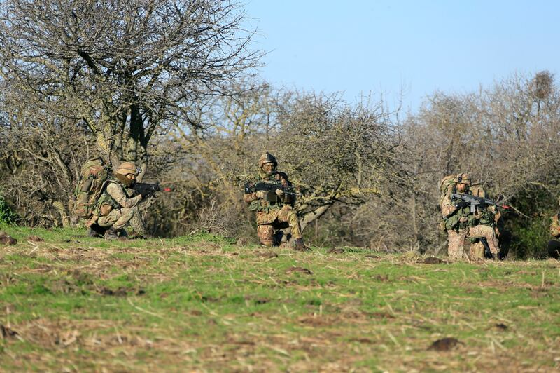 L'addestramento dei militari del 3° Corso Sanità 6
