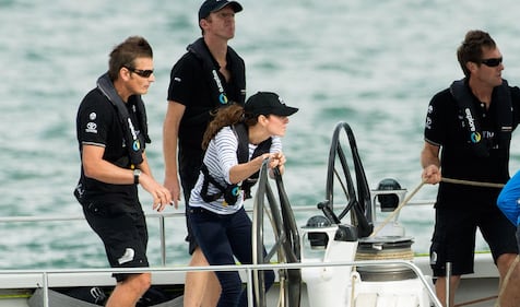 Kate e William marinai provetti in Nuova Zelanda 12