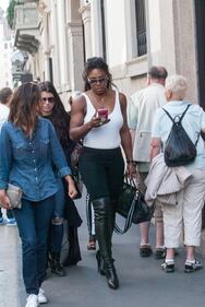 Serena Williams, seno in mostra alla Milano Fashion Week 8