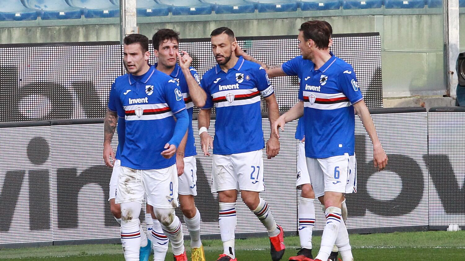 Coronavirus, positivi altri quattro giocatori della Sampdoria