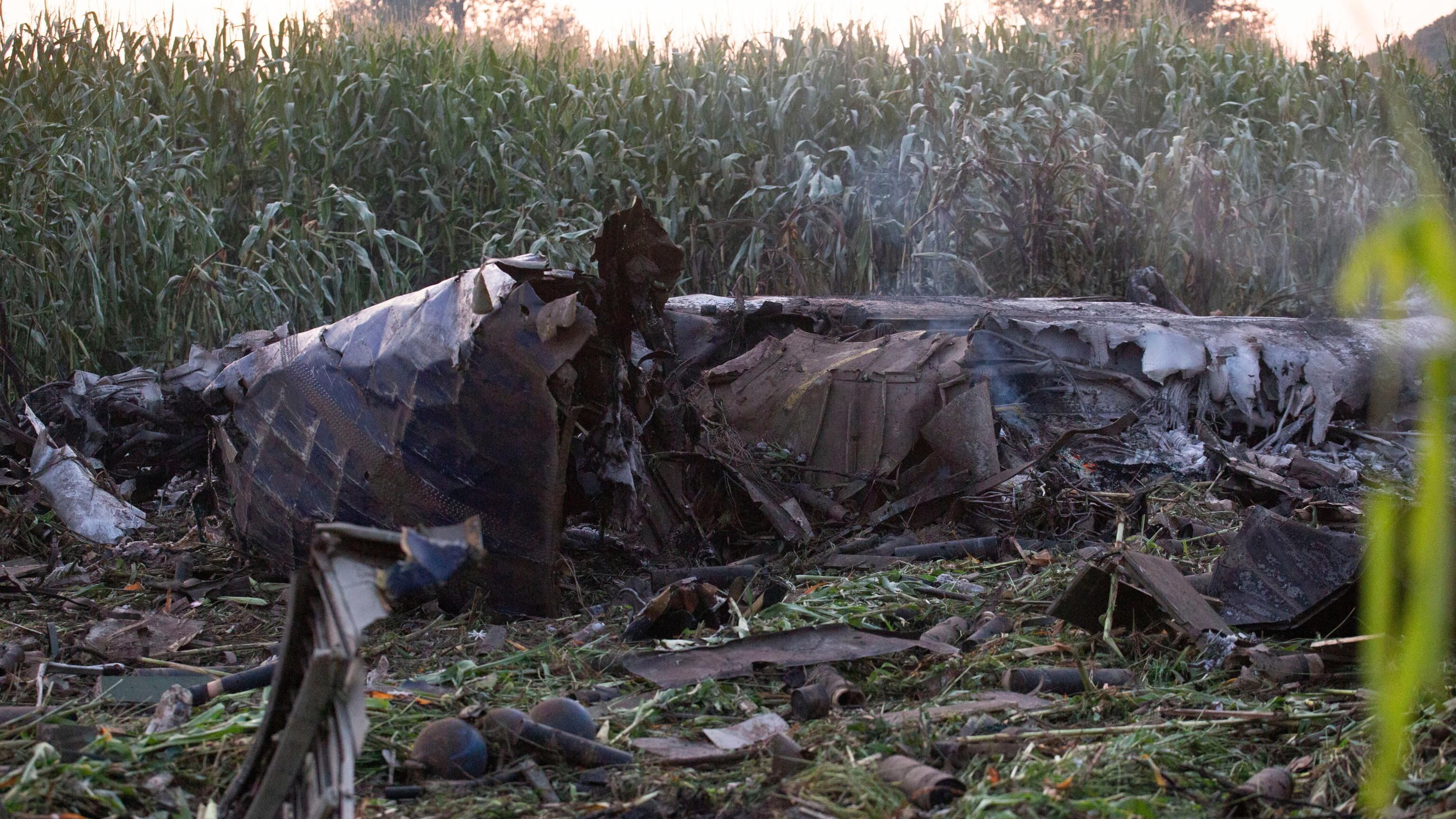 Precipita cargo ucraino con armi a bordo: morti 8 membri dell'equipaggio
