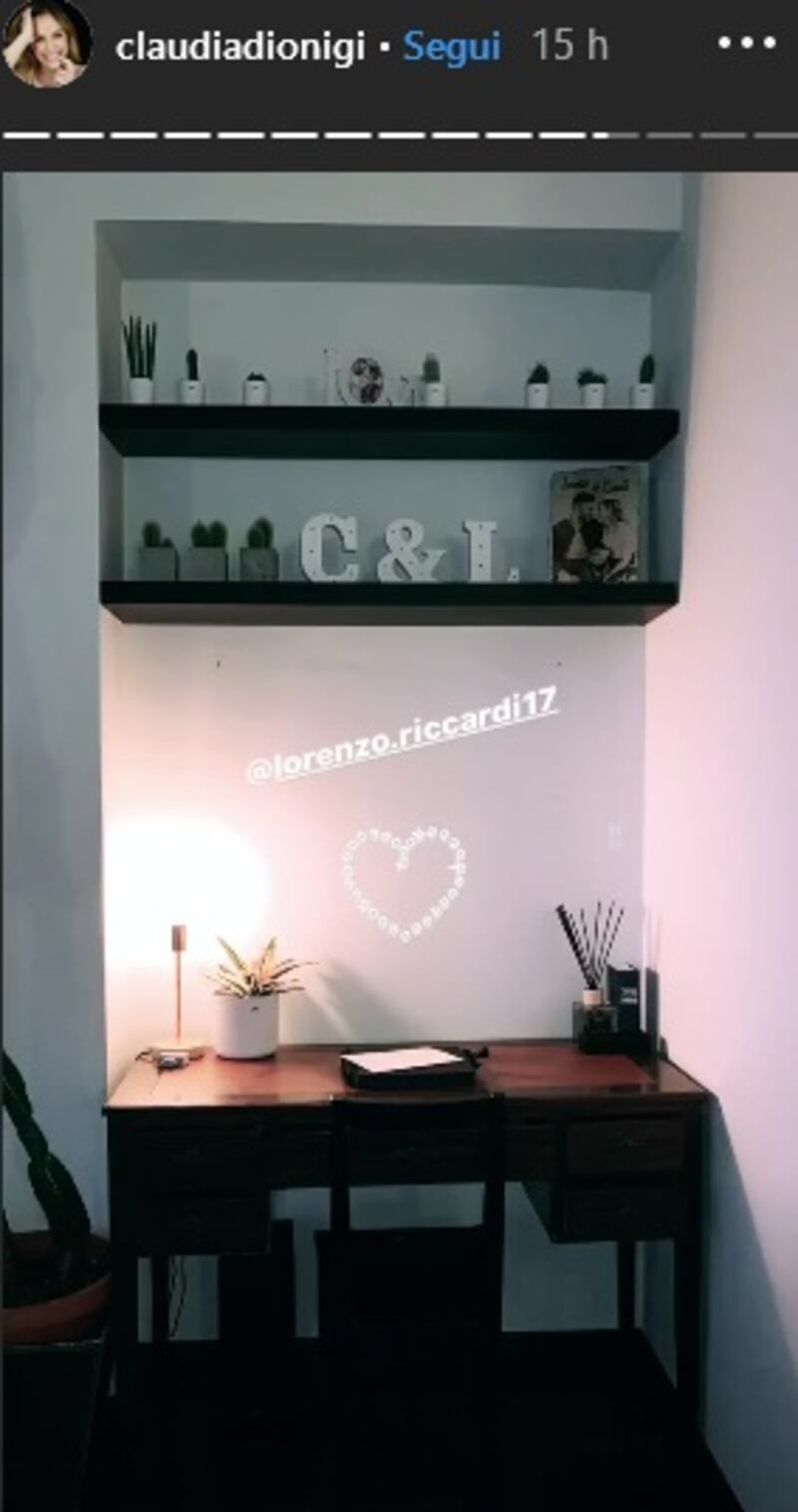 Lorenzo e Claudia mostrano la casa
