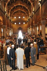 Milano, i musulmani nella chiesa di via Brioschi 4