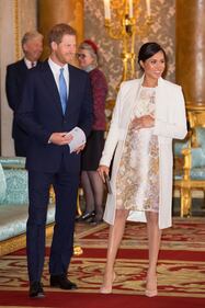 I duchi di Sussex al 50esimo anniversario dell'investitura del Principe di Galles  5