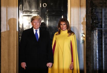Il presidente Trump e la First Lady al Summit in UK  1
