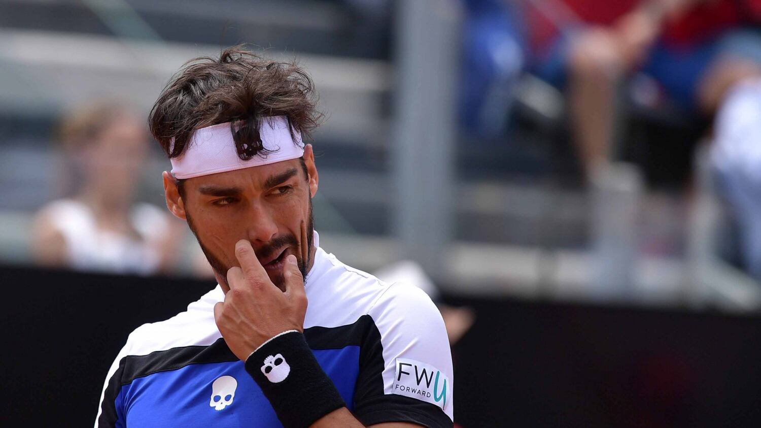 Coppa Davis, la Francia ci fa fuori E Fognini spacca (ancora) la racchetta