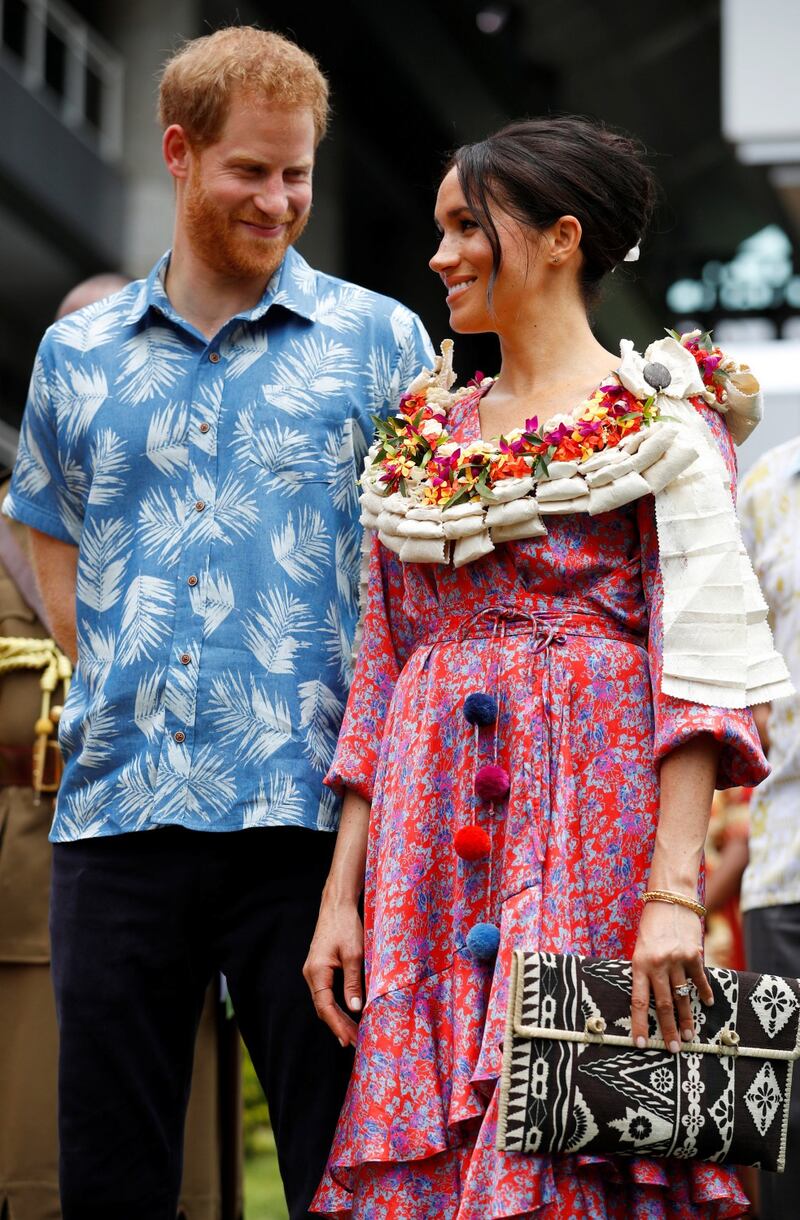 Meghan Markle, i primi scatti in abito premaman 5