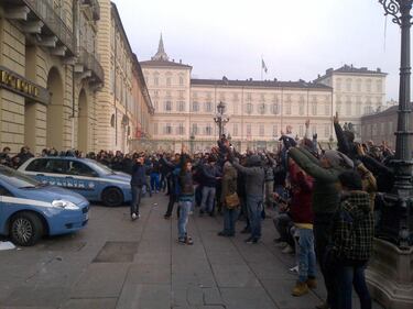 Torino, tafferugli in piazza 1