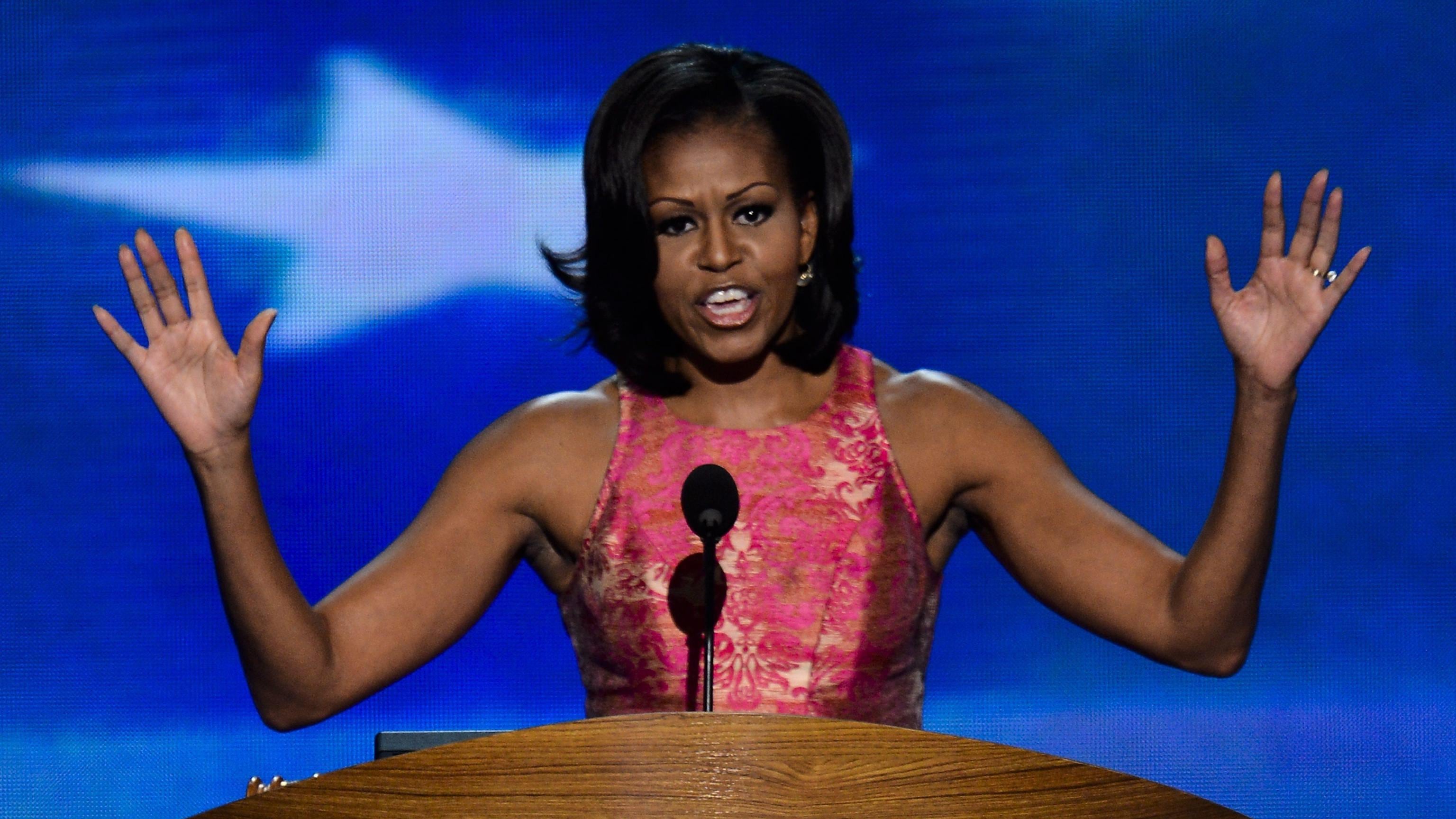 Michelle Obama: "Barack incarna il sogno americano"