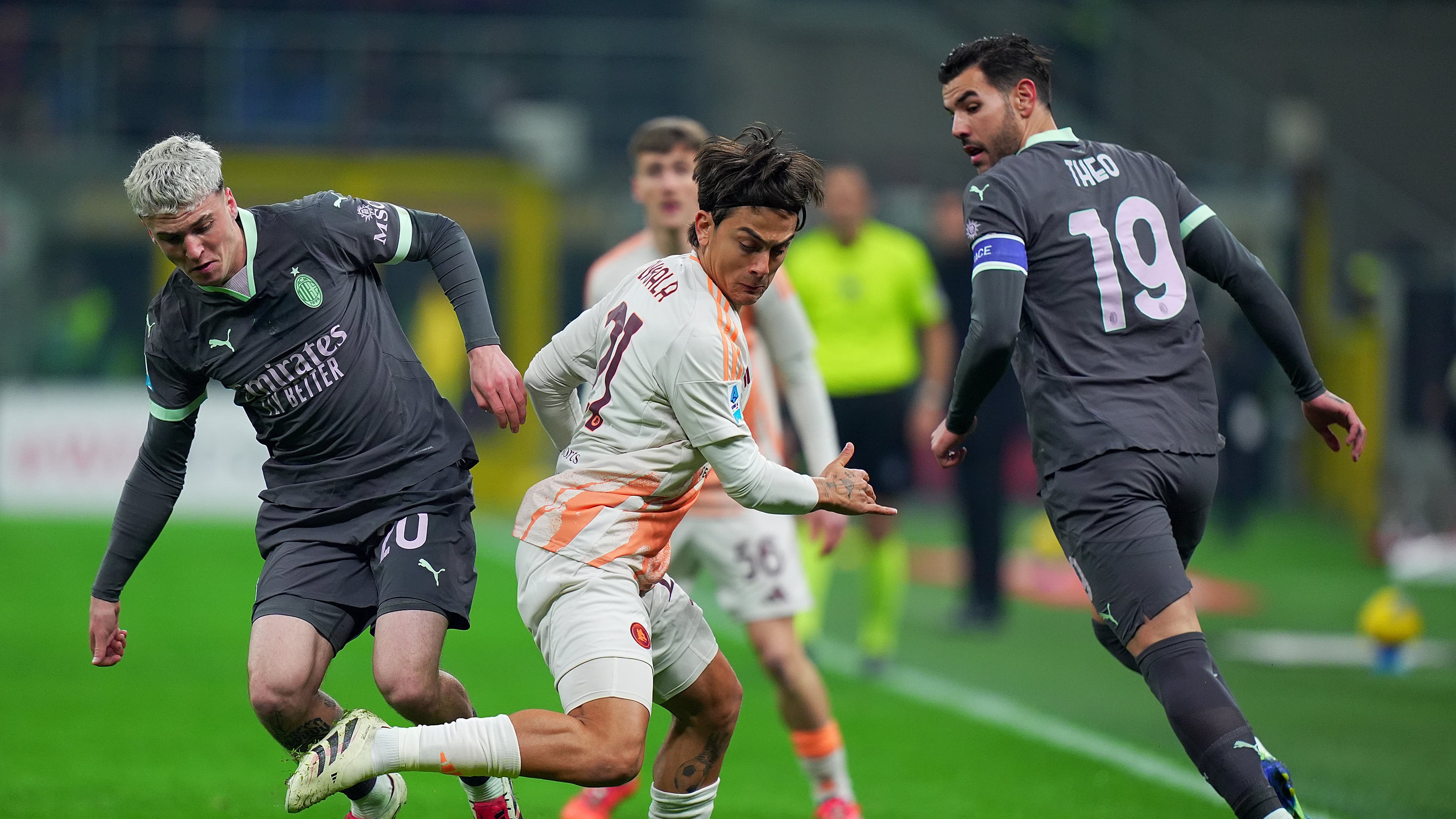 Milan-Roma nel segno di Reijnders e Dybala: le pagelle. Fonseca rosso di rabbia
