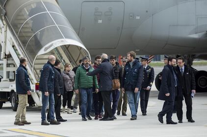 Le salme degli italiani a Ciampino 4