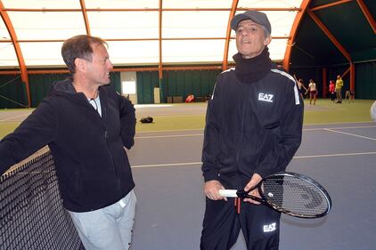 Fiorello gioca a tennis a Bordighera ed è subito show 13