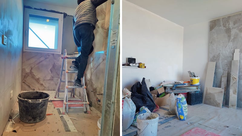 Lavori in corso nella casa di Crosetto 3