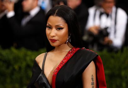 Nicki Minaj hot e fetish in lattice nero 13