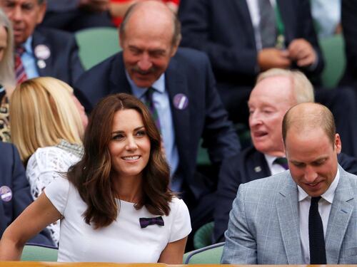 William e Kate in tribuna alla finale di Wimbledon