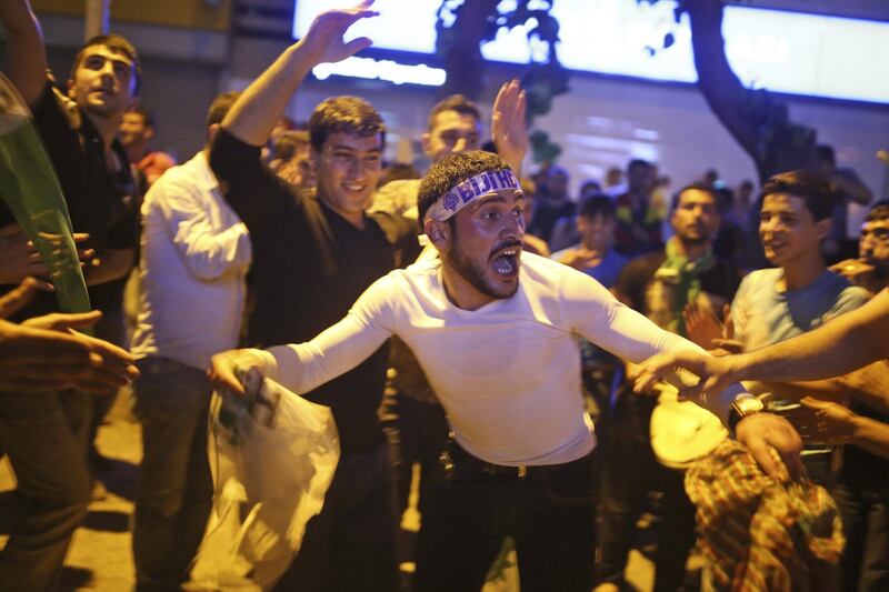 I curdi festeggiano il risultato elettorale 6