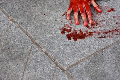 Madrid, la protesta choc degli animalisti 4