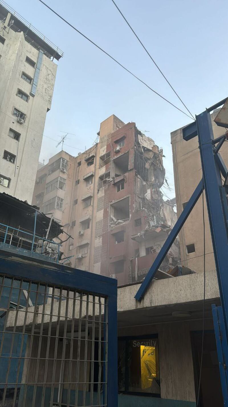 Il raid israeliano contro obiettivi di alto rango di Hezbollah a Beirut 5