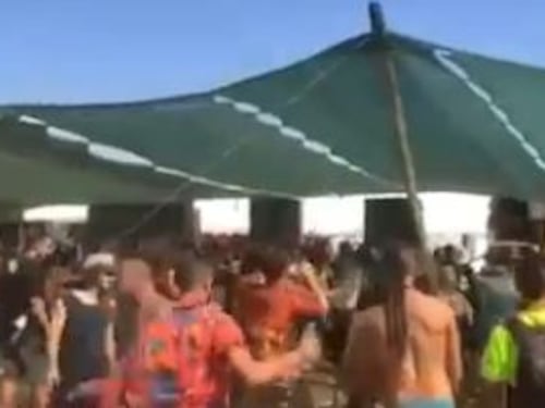 Rave party abusivo in campagna, ira della Meloni: "La Lamorgese agisca"