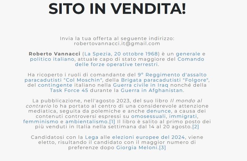 Sito Vannacci