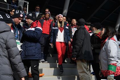 Ivanka Trump a PyeongChang per la chiusura dei Giochi 10