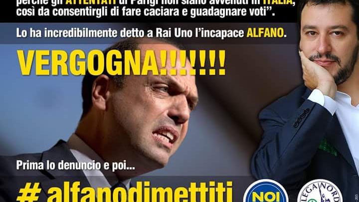 Gli italiani hanno deciso: #alfanodimettiti