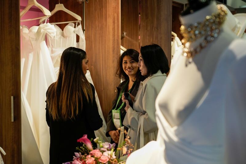 Sì Sposaitalia Collezioni buyer in fiera