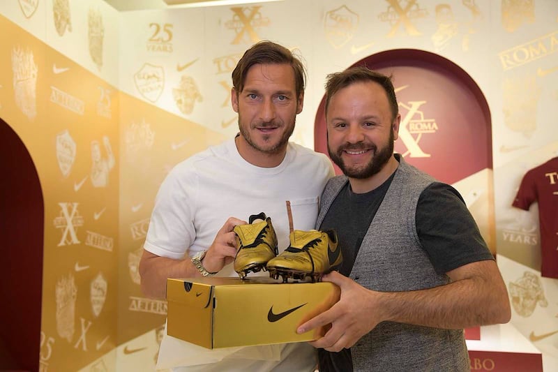 Le nuove scarpe di Totti 3