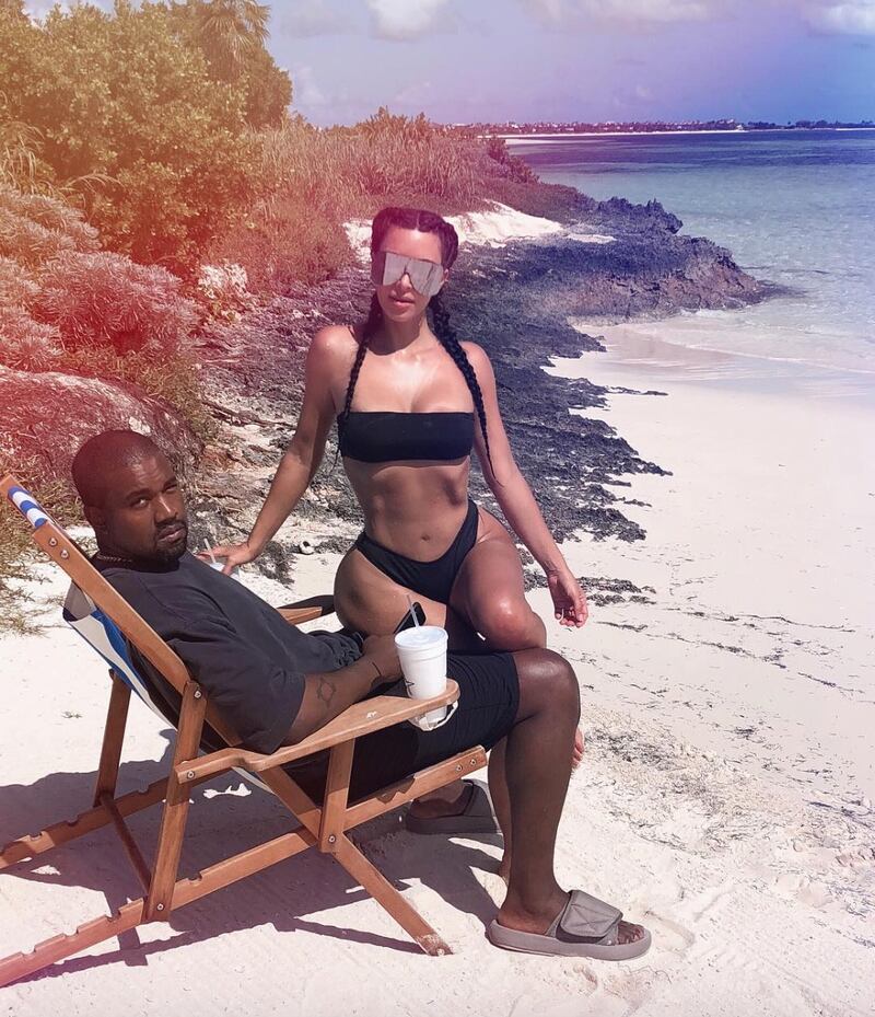 Kim Kardashian, le vacanze su Instagram 2