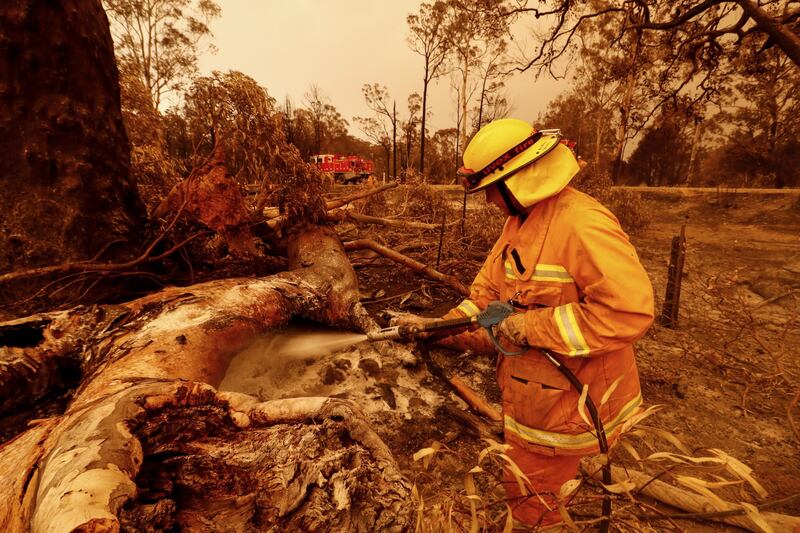 Incendi in Australia, il cielo si tinge di arancione 10