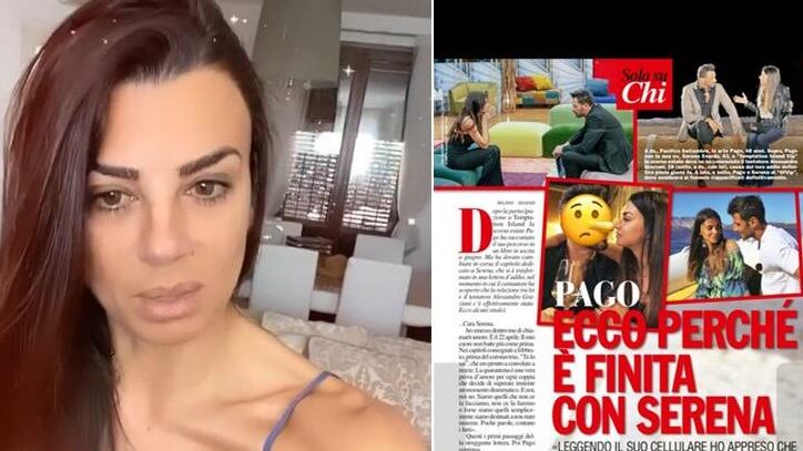 La furia di Serena Enardu contro Pago: "Io ti ho sbattuto fuori casa"