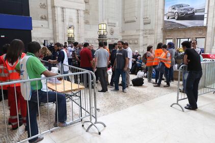 Il presidio sanitario ​in stazione a Milano 14