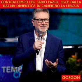La satira del giorno. Contrattempo per Fabio Fazio 1