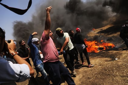 Ambasciata Usa a Gerusalemme, scontri a Gaza 1