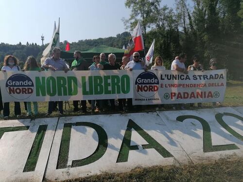 Il Grande Nord "occupa" Pontida