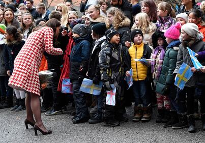 Continua la visita di kate e William in Svezia 1