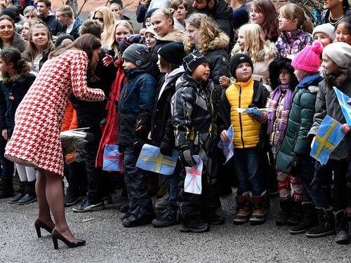 Continua la visita di kate e William in Svezia