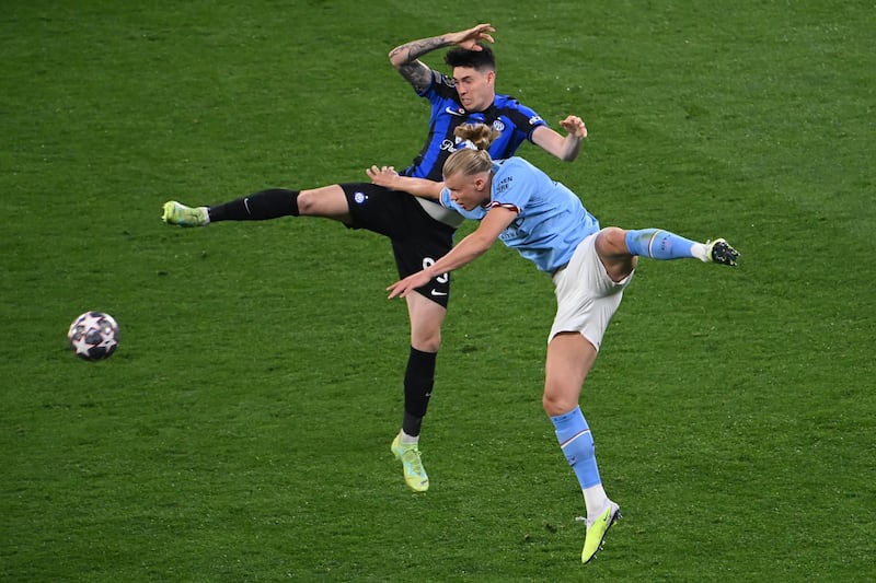 Bastoni Haaland Man City Inter