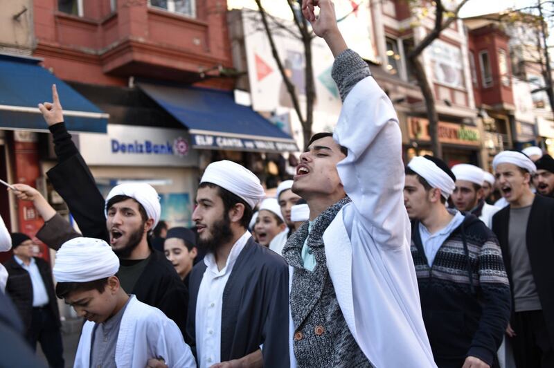 La protesta contro Trump per le strade di Istanbul 9