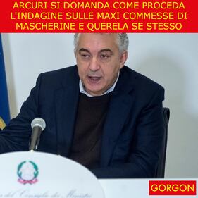 Ecco la satira del giorno. Arcuri querela ancora 1