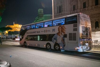Cucina italiana e turismo enogastronomico, a Roma il Bus Gourmet Italia 1