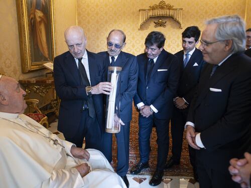I vertici del Giornale in udienza da papa Francesco