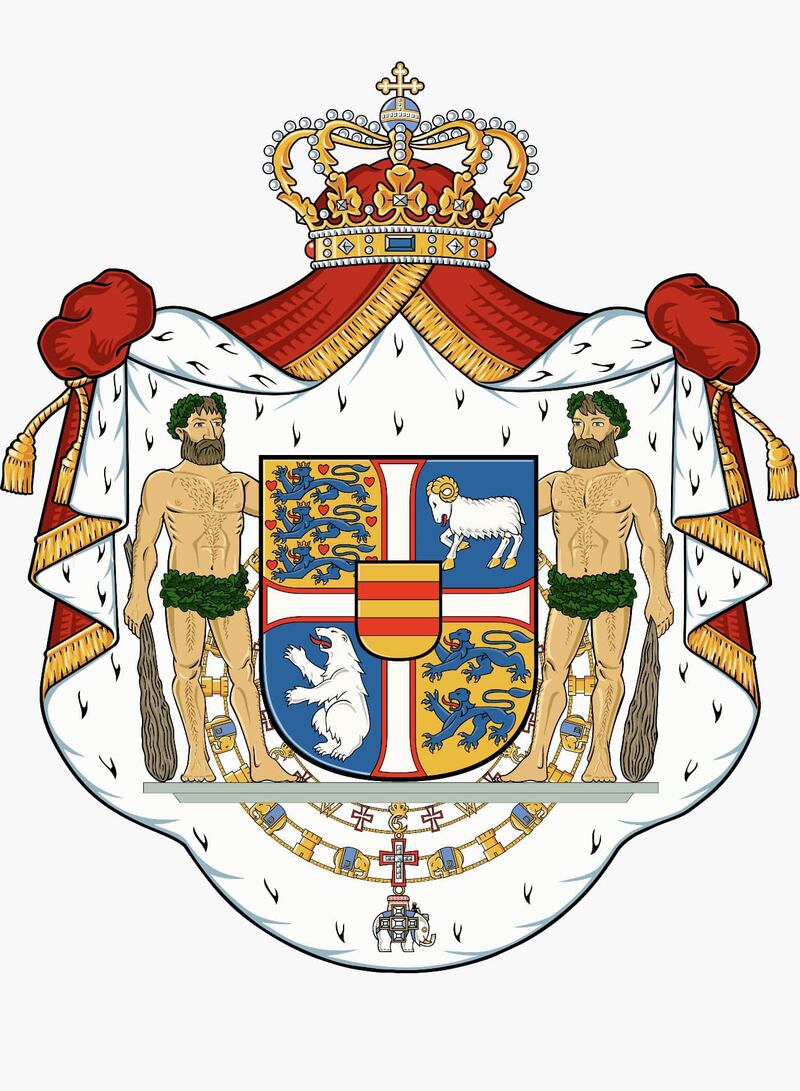 Nuovo stemma della monarchia danese (Fonte: sito casa reale della Danimarca)