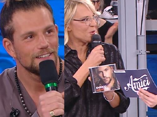 Elena D'Amario presenta l'ex Enrico Nigiotti e scoppia a piangere. Maria De Filippi interviene