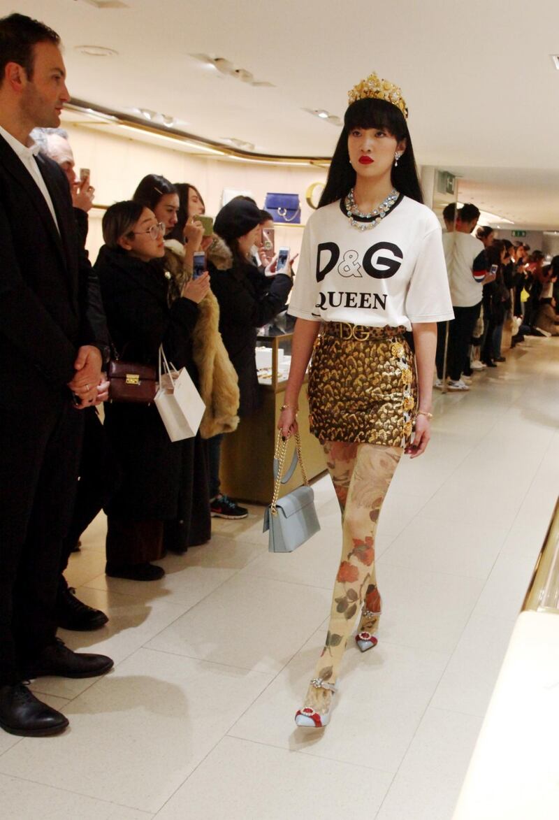 Dolce & Gabbana, sfilata alla Rinascente 15