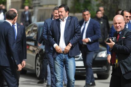Matteo Salvini inaugura il nuovo commissariato di polizia di Corleone 15