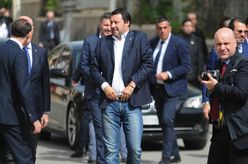 Matteo Salvini inaugura il nuovo commissariato di polizia di Corleone 15