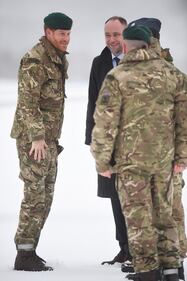 Il Principe Harry per i 50 anni del Commando Helicopter Force 6